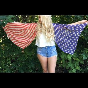 American Flag Inspired Scarf